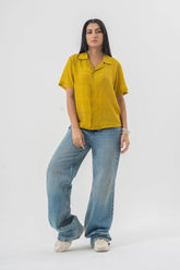 Baggy Fit Blue Denim Pants with Panel Stitch Detailing - Light Wash Style