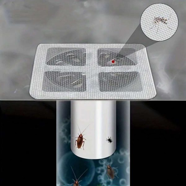 Multifunctional Sticker Drainer Netfor Bathroom, Kitchen Etc  pack of 10 pcs