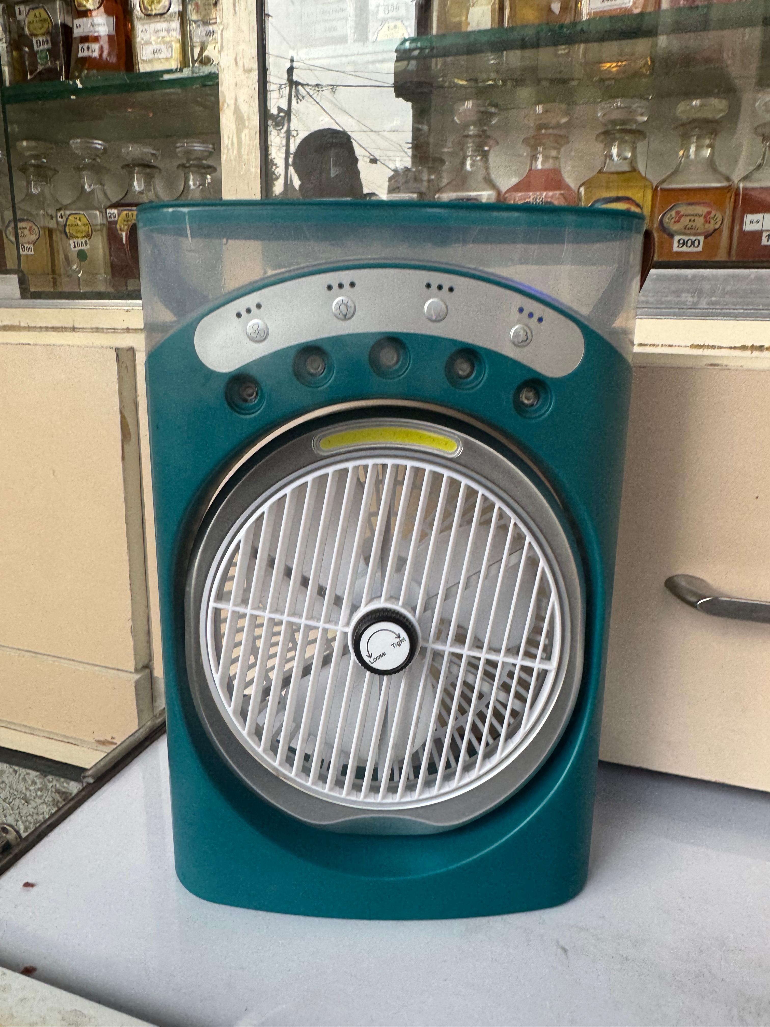 AIR HUMIDIFIER COLLING FAN WITH LED LIGHT